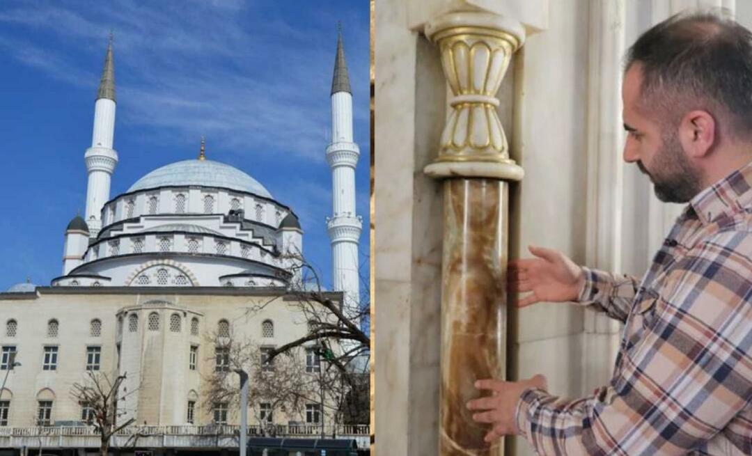 La Moschea Izzet Pasha a Elazig non è stata colpita da 3 terremoti grazie alle sue colonne di equilibrio!