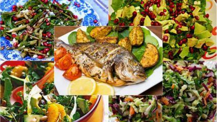 Le ricette di insalata più facili che si sposano bene con il pesce! 5 ricette di insalata che meglio si adattano al pesce