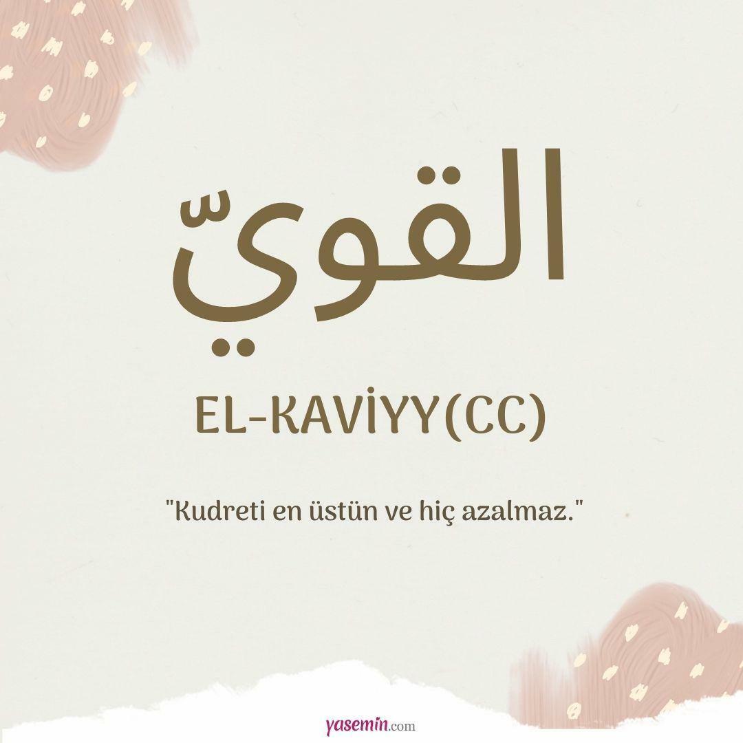 Cosa significa al-Kaviyy (cc)?