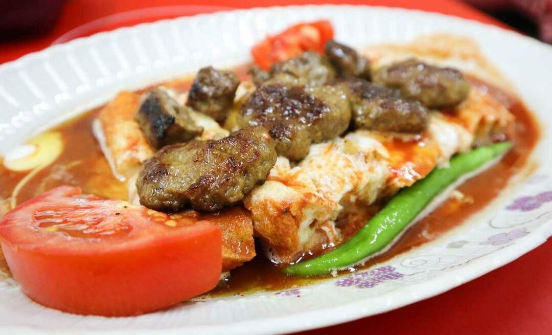 Come preparare il kebab Eskisehir balaban? Ricetta Balaban Kebab della cucina della mia sposa