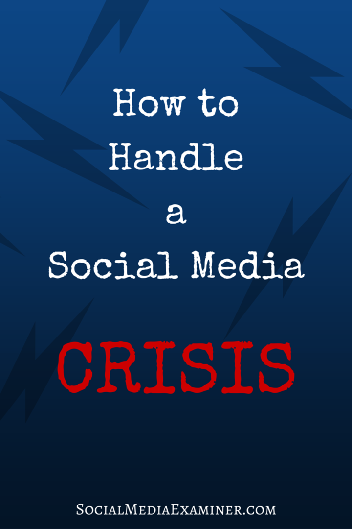 come gestire una crisi dei social media