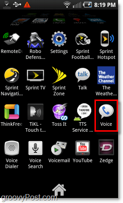 Avvia Google Voice su Android