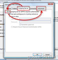 Configurare Outlook 2007 per un account IMAP GMAIL