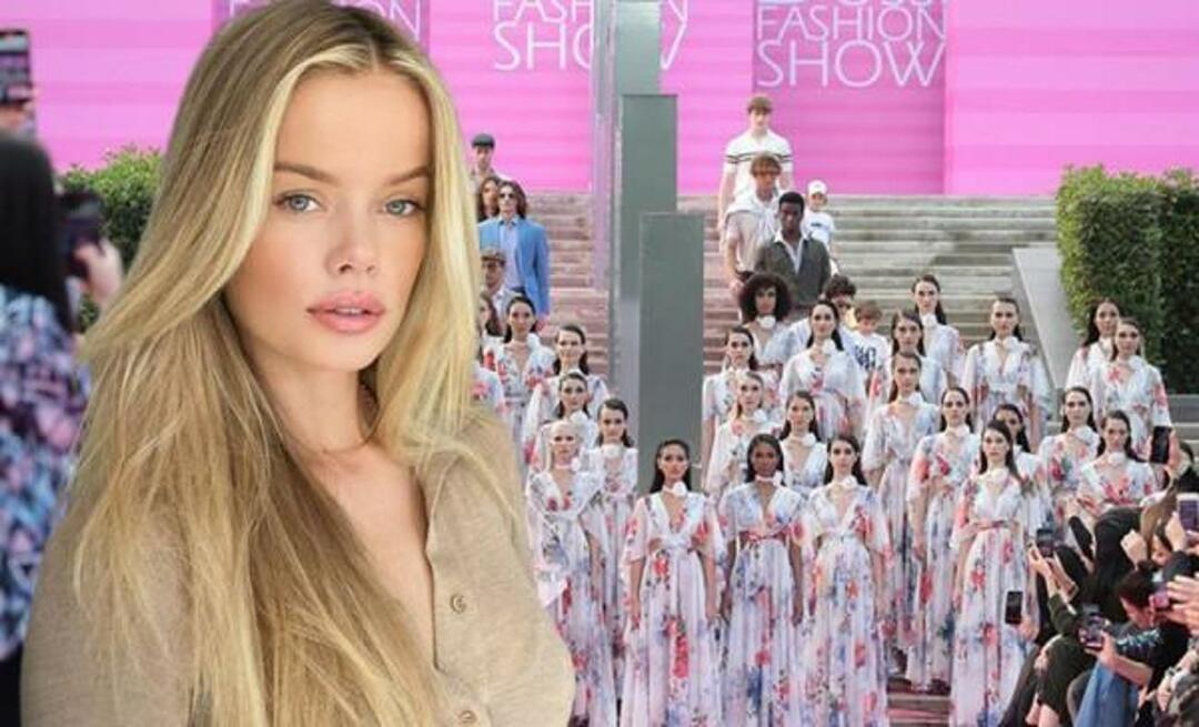 La modella di fama mondiale Frida Aasen, che salirà sul podio ad Antalya, non ha infranto la tradizione! "Ciao Türkiye"