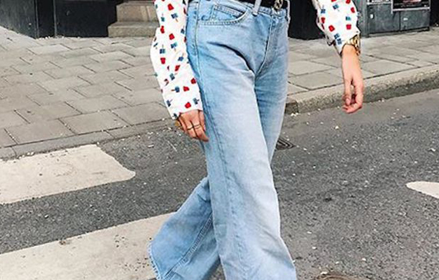 Qual è la nuova tendenza della stagione, i jeans papà e come viene combinata?