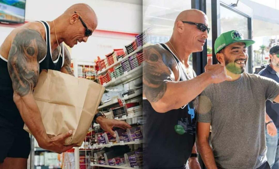 È entrato nel negozio dove ha rubato anni fa, ora da star! Dwayne Johnson al supermercato...
