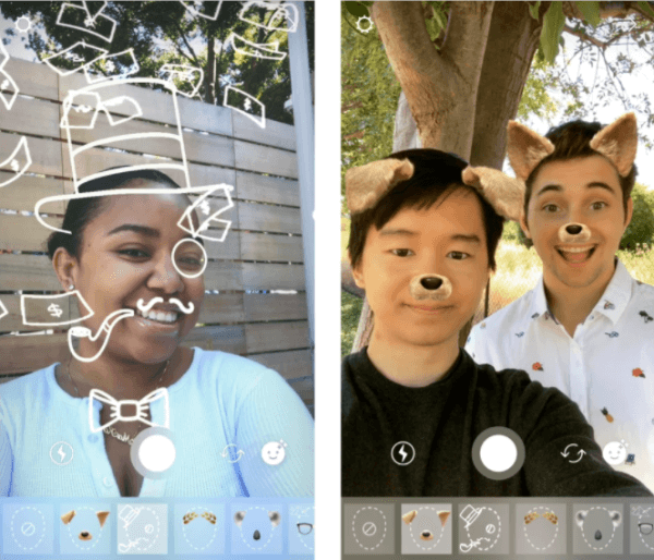 La fotocamera di Instagram ha implementato due nuovi filtri per il viso che possono essere utilizzati su tutti i prodotti di foto e video di Instagram.