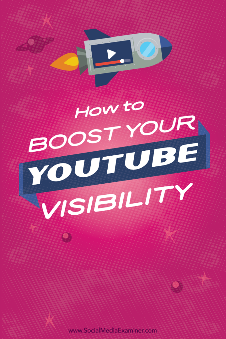 Come aumentare la tua visibilità su YouTube: Social Media Examiner