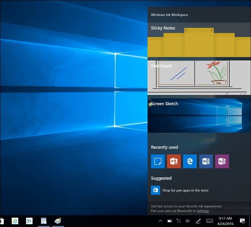 Introduzione alla funzionalità di inchiostrazione di Windows 10