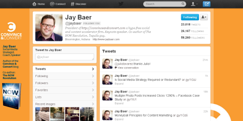 esempio di sfondo di twitter jaybaer