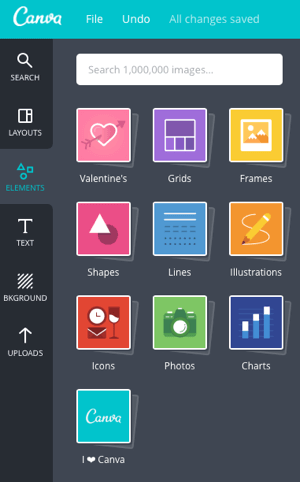 canva add element