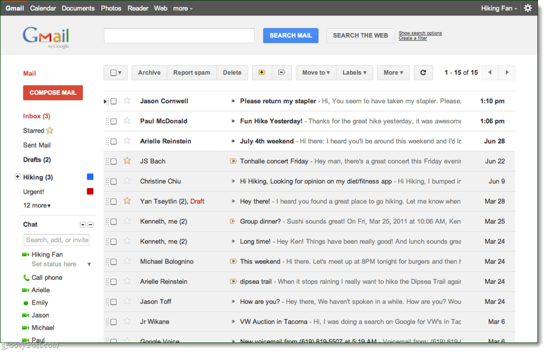 Come abilitare il nuovo lifting GMAIL oggi