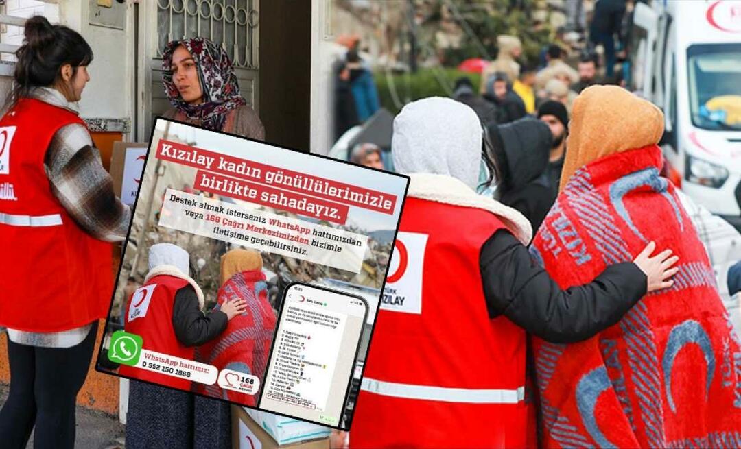Una nuova svolta dalla Mezzaluna Rossa turca: istituita una linea WhatsApp speciale per le vittime del terremoto