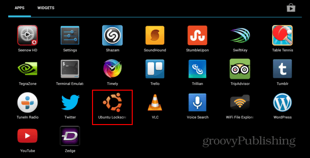 Icona di Ubuntu Lockscreen