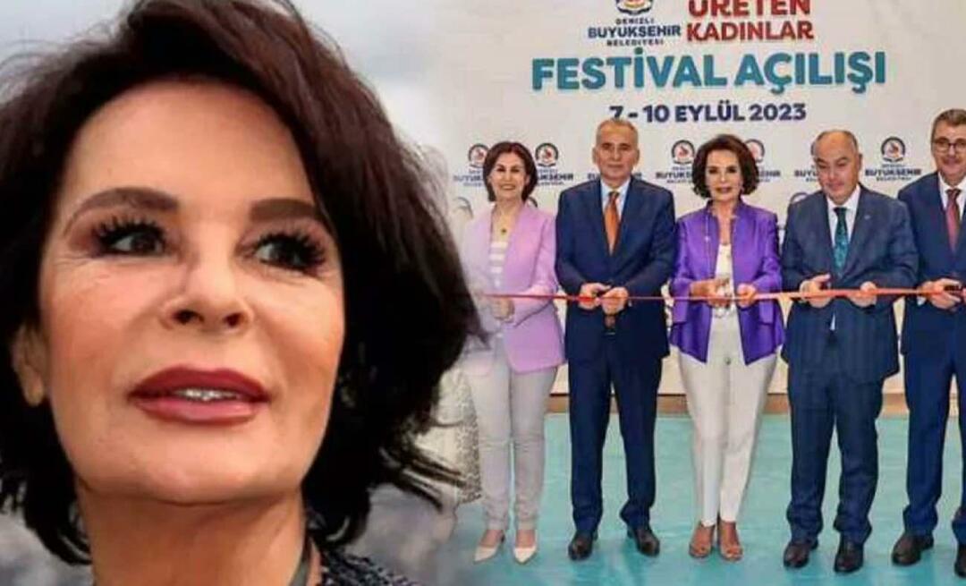 Apertura con Hülya Koçyiğit! Al Festival delle donne produttive della municipalità metropolitana di Denizli...