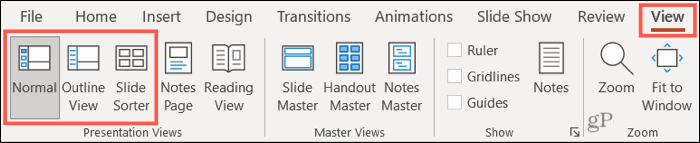 Visualizzazione PowerPoint Normale, Struttura e Sequenza diapositive