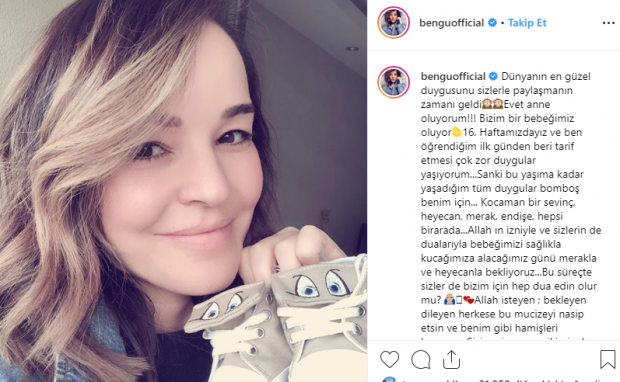 La cantante Bengü ha annunciato di essere incinta!