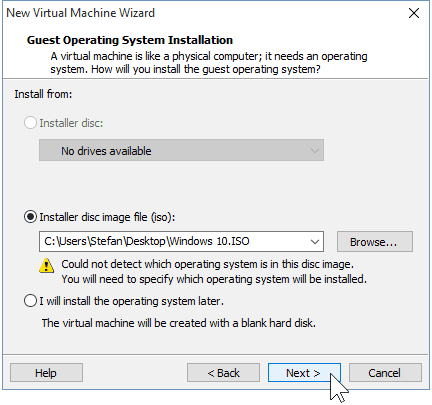 03 File di installazione Windows 10 ISO