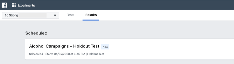 test programmati per gli esperimenti di Facebook