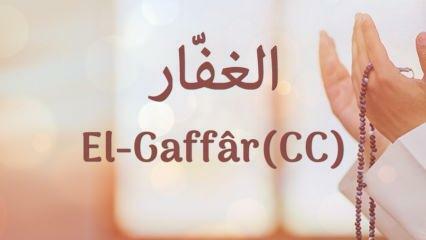 Cosa significa al-Ghaffar? Quali sono le virtù del nome Al-Ghaffar? Esmaul Husna Al-Gaffar...