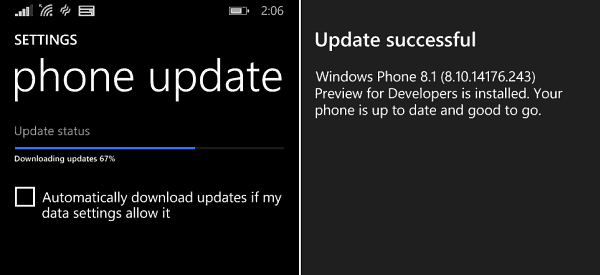 Microsoft aggiorna Windows Phone 8.1 per gli sviluppatori