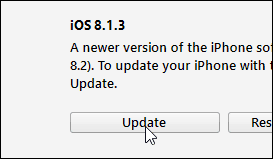 Aggiornamento iOS 8.1.3 a 8.2