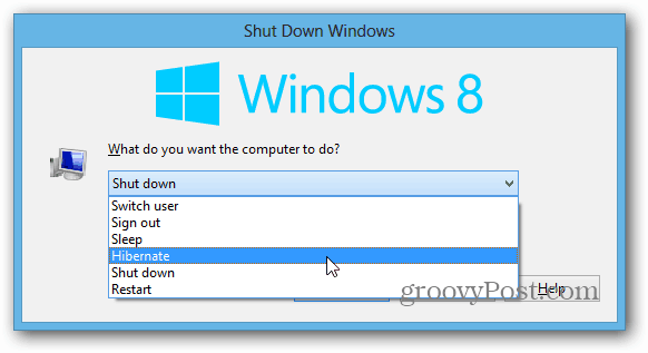 Arresta il desktop di Windows 8