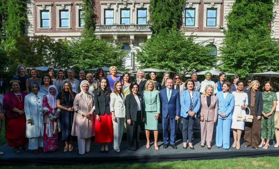 La First Lady Erdoğan ha incontrato le mogli dei leader ospitate da Jill Biden!