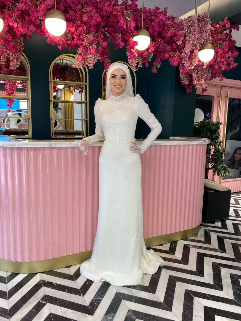 Modelli di abiti da sposa hijab 2021