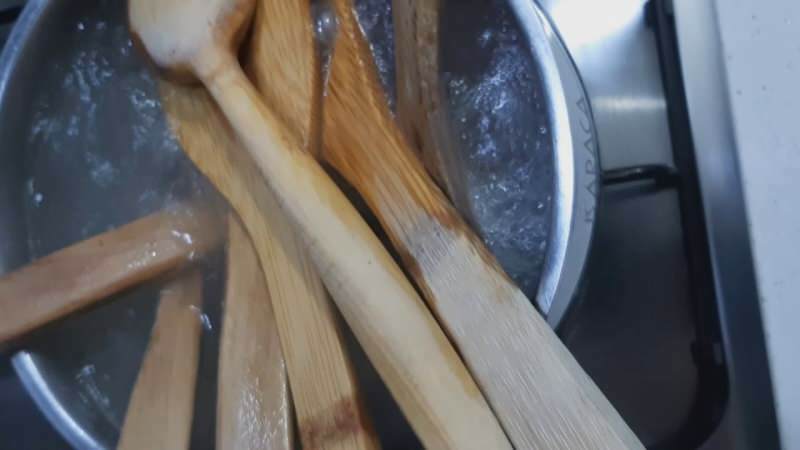 Vuoi che i tuoi cucchiai di legno siano come il primo giorno?
