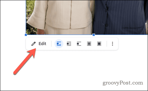 Modifica un'immagine in Google Documenti