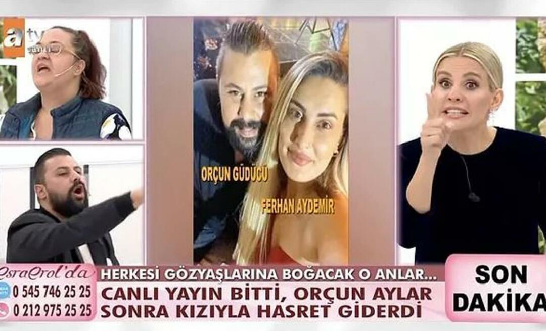 Confuso durante la trasmissione in diretta! Esra Erol ha licenziato Orçun, che era sposato quando era sposata, dicendo "Vattene"