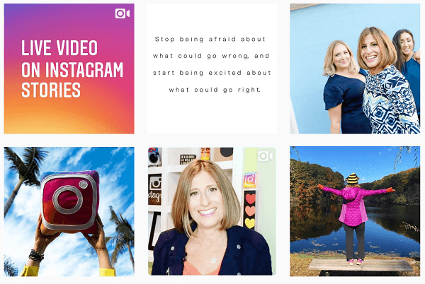 Mantieni i tuoi contenuti coerenti e invoglia le persone al tuo feed attraverso le tue storie di Instagram.