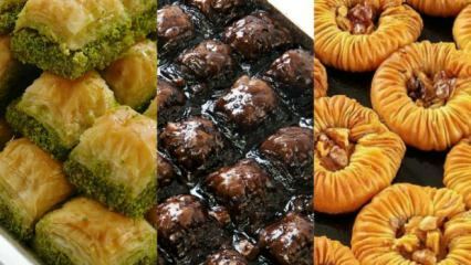 Le più diverse ricette di baklava 
