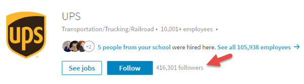 Aggiungi il numero totale di follower di LinkedIn al tuo foglio di lavoro di audit.