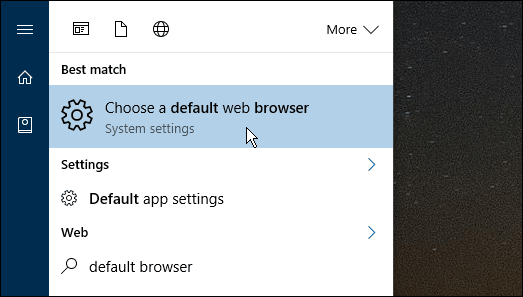 browser predefinito