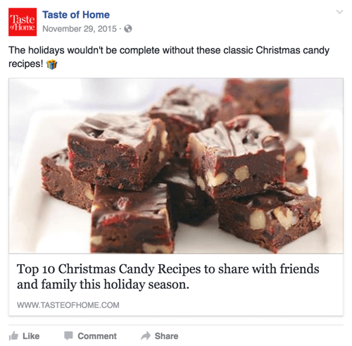 I fan si sono impegnati bene con questo post delle migliori ricette di caramelle di Taste of Home.