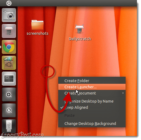 creare lanciatori in Ubuntu
