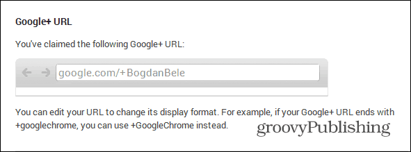 URL personalizzato di Google sui link modifica