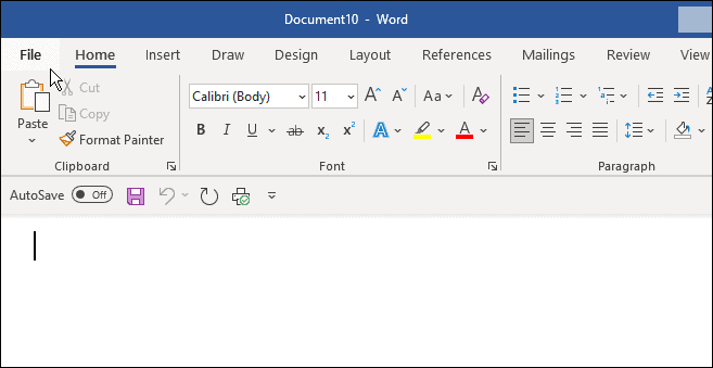 usa il formato mla in Microsoft Word
