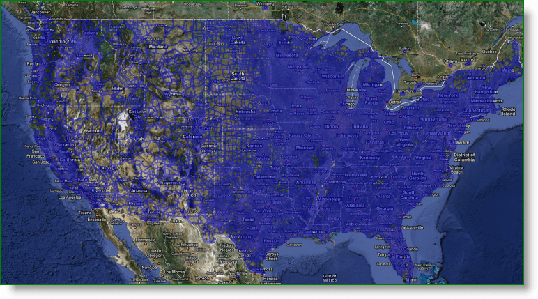 Google Maps Street View Copertura USA