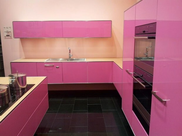 idee di decorazione cucina rosa