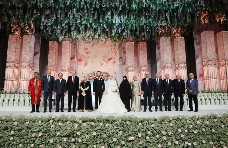 Cerimonia di matrimonio del nipote del presidente Erdoğan, Osama Erdoğan