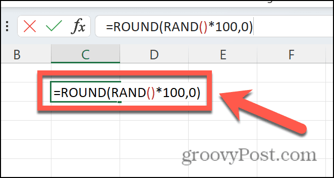 formula excel rand