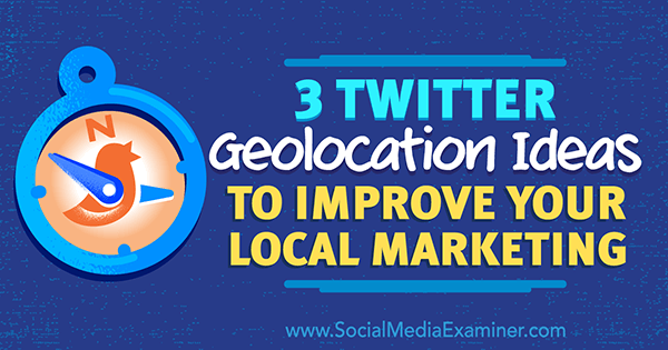 ricerca su Twitter locale utilizzando la geolocalizzazione