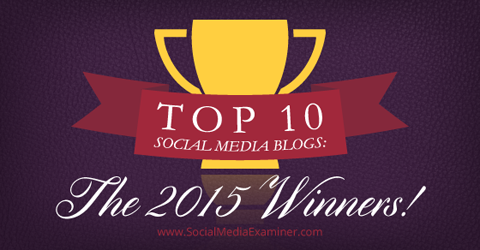 i migliori blog sui social media dei vincitori del 2015