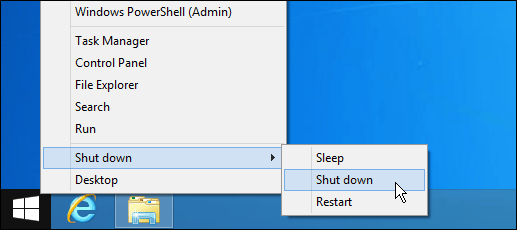 Arresta il pulsante Start di Windows 8.1