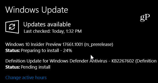 Windows 10 Redstone 5 Anteprima Build 17661