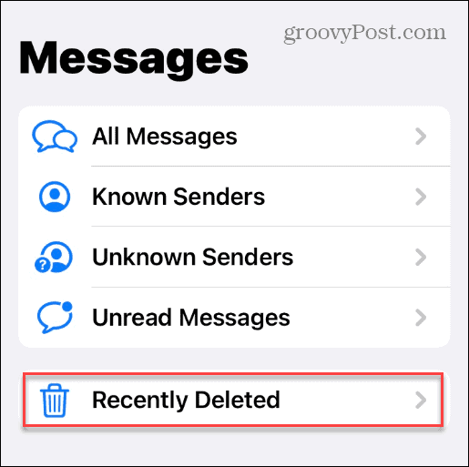 Recupera i messaggi eliminati su iPhone