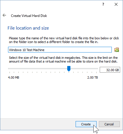 07 Determinare la posizione del disco rigido (installazione di Windows 10)